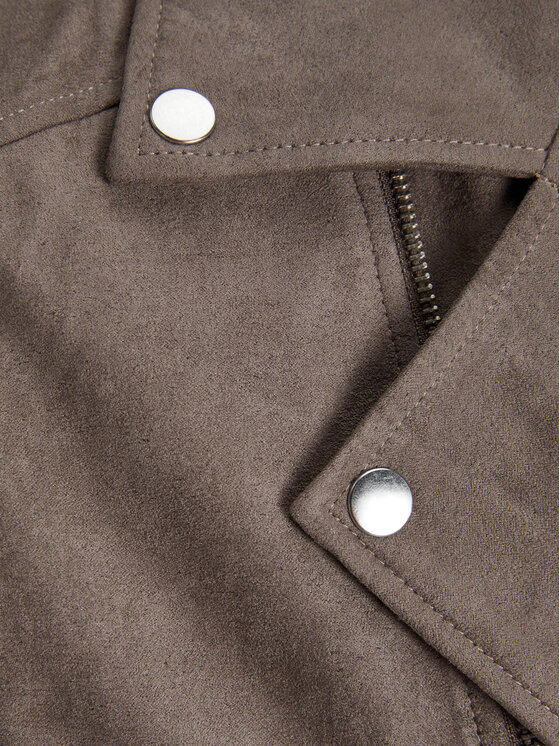 Jack&Jones Jack&Jones Geacă din imitație de piele 12236853 Maro Regular Fit