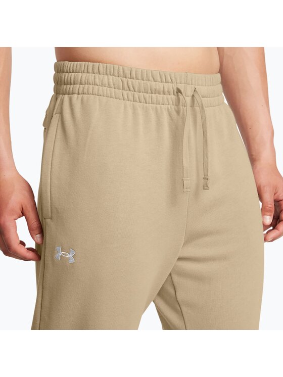 Under Armour Under Armour Spodnie dresowe 1379774-299 Brązowy Regular Fit