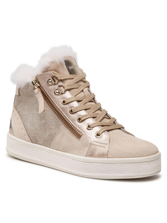 Geox Geox Sneakersy D Leelu' C D26FFC 0BS22 C6738 Béžová