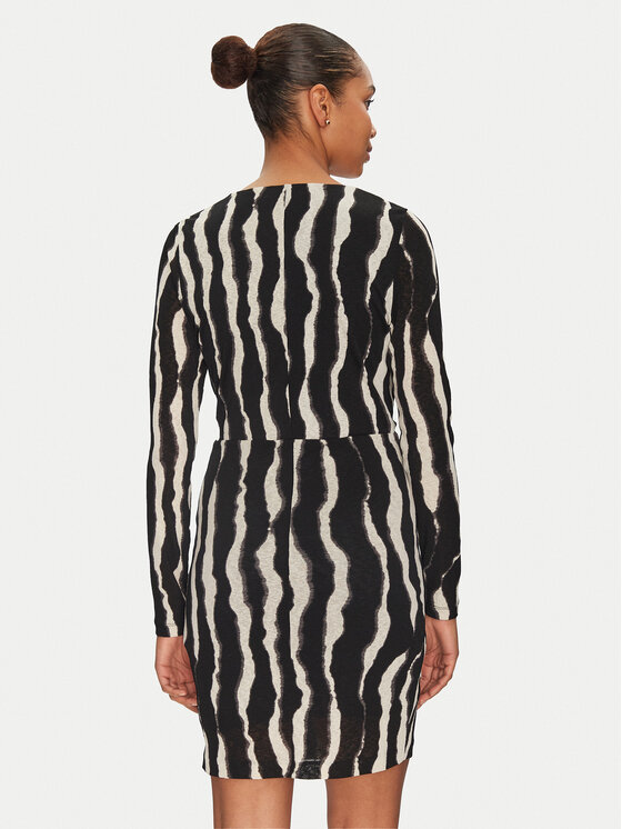 Morgan Morgan Rochie de zi 251-RIBLO.F Negru Slim Fit