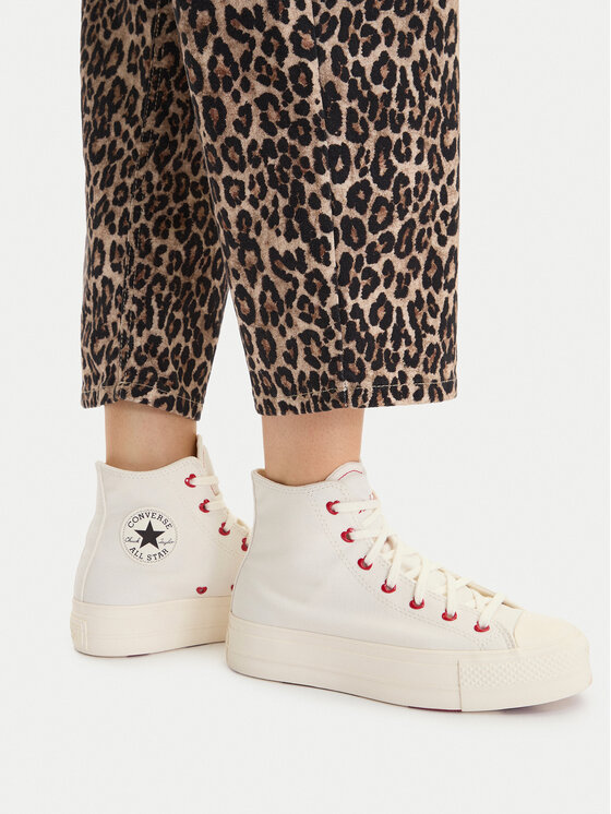 Converse Converse Кеди Chuck Taylor All Star Lift Platform Hearts A19058C Білий