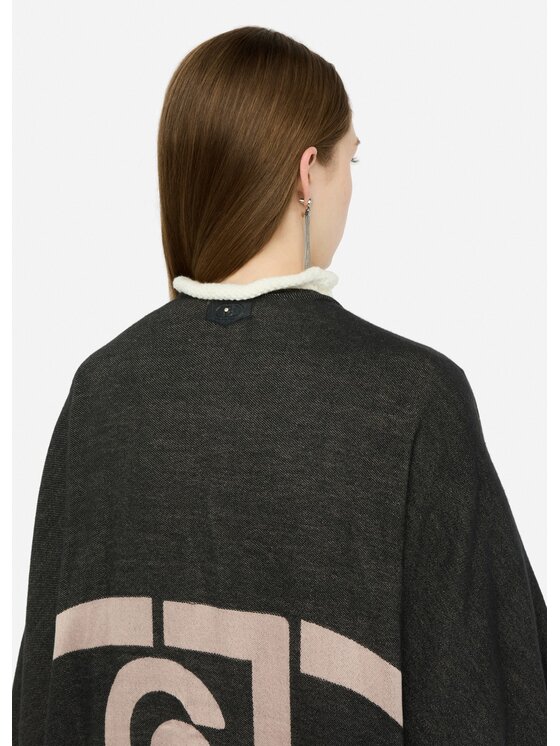 Liu Jo Liu Jo Poncho 2F5031T030022222 Nero Regular Fit