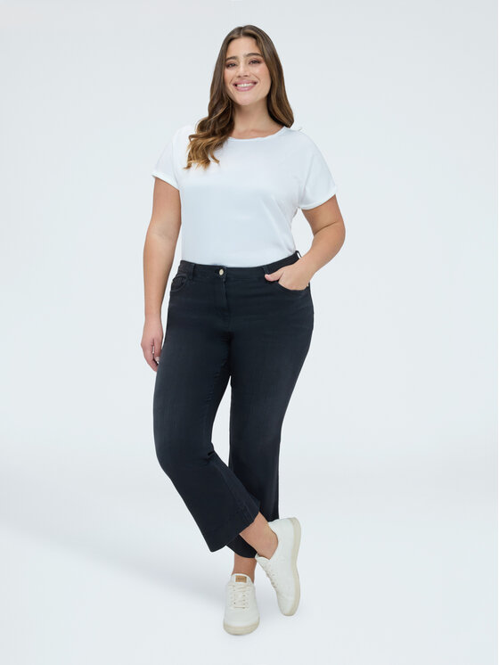 Fiorella Rubino Fiorella Rubino Jeansy P460T105150N033 Czarny Flare Fit