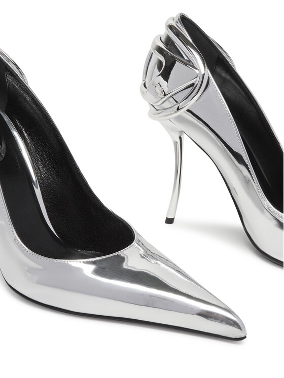 Diesel Diesel High Heels D-Ten&Half P Y03426P1660 Silberfarben