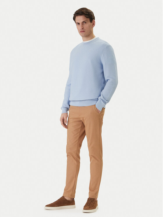 BOSS BOSS Pulover H-Imberto 50545283 Svetlo modra Regular Fit