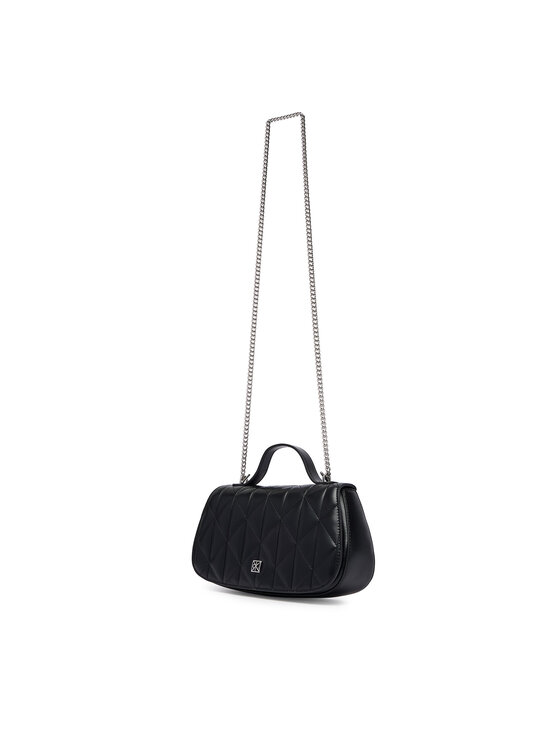 Calvin Klein Calvin Klein Geantă Quilted Top Handle Chain Bag LV04F3410G Negru