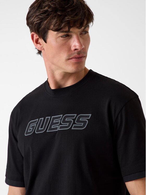 Guess Guess T-Shirt 181497 Černá Classic Fit