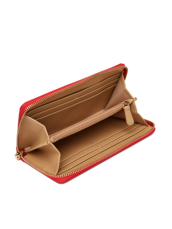 LOVE MOSCHINO LOVE MOSCHINO Голям дамски портфейл JC5733PP0MKG0500 Червен