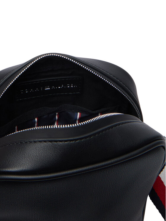 Tommy Hilfiger Tommy Hilfiger Geantă crossover Th Textured Mini Reporter AM0AM14701 Negru