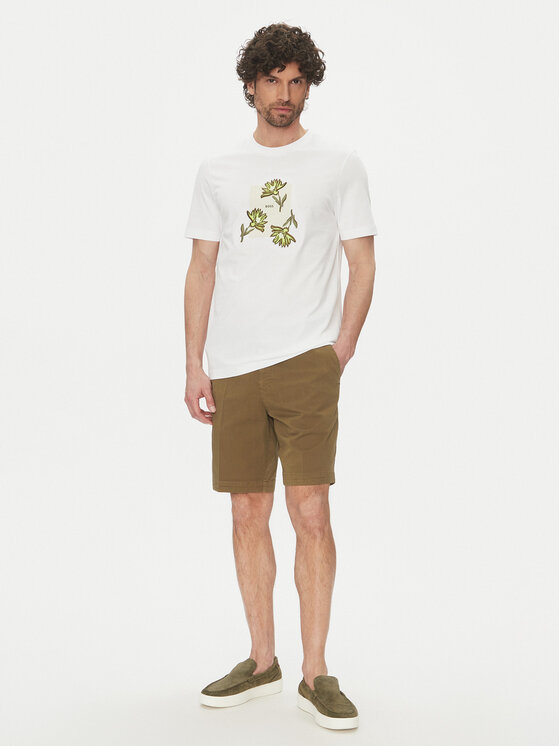 BOSS BOSS Póló C-Thompson 13 50536763 Fehér Regular Fit