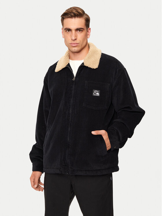 Quiksilver Prechodná bunda DNA Sherpa Harrington EQYJK04064 Čierna Regular Fit