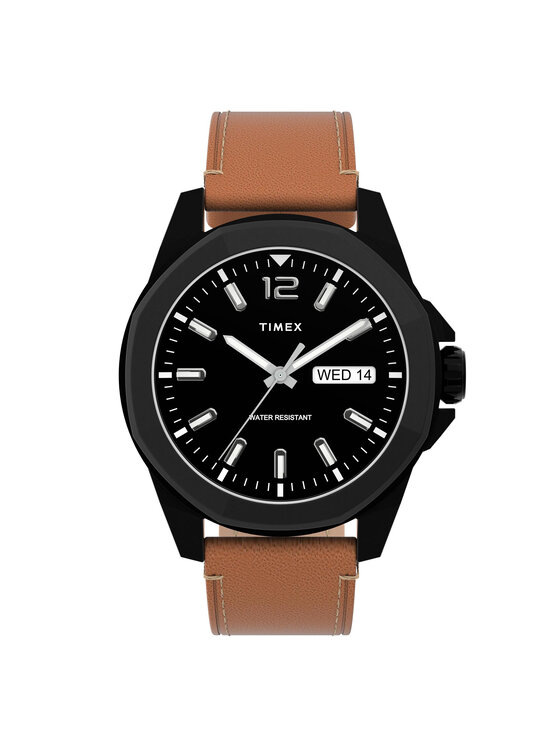 Timex Timex Годинник Essex Avenue TW2U15100 Коричневий