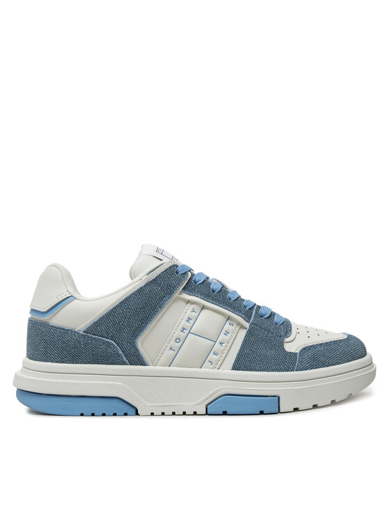 Sneakers Tommy Jeans The Brooklyn Denim Leather EN0EN02578 Albastru