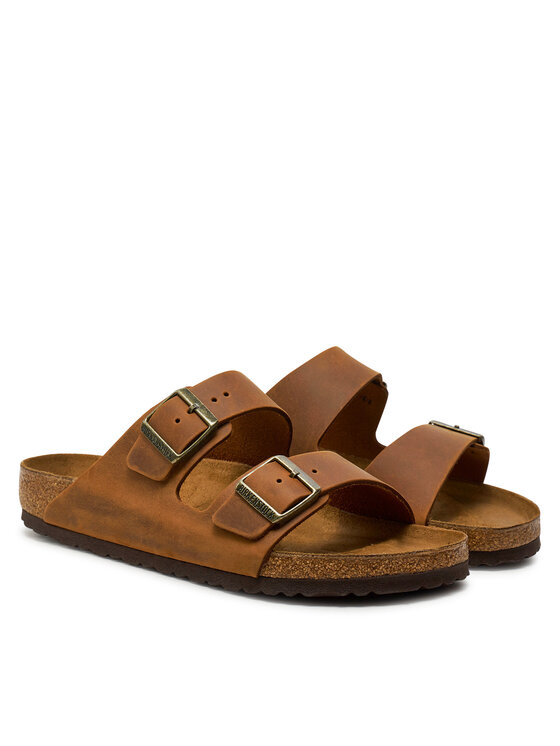 Birkenstock Birkenstock Nazouváky Arizona Leoi 1028272 Hnědá