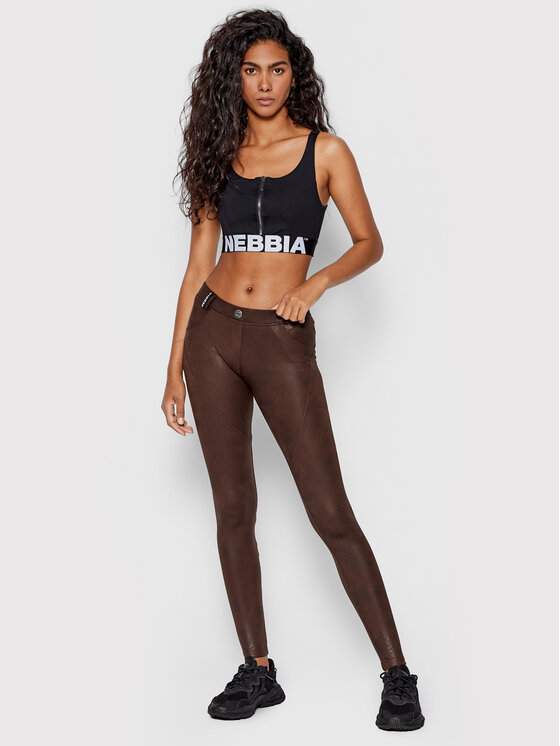 Pantaloni di tessuto Leather Look Bubble 538