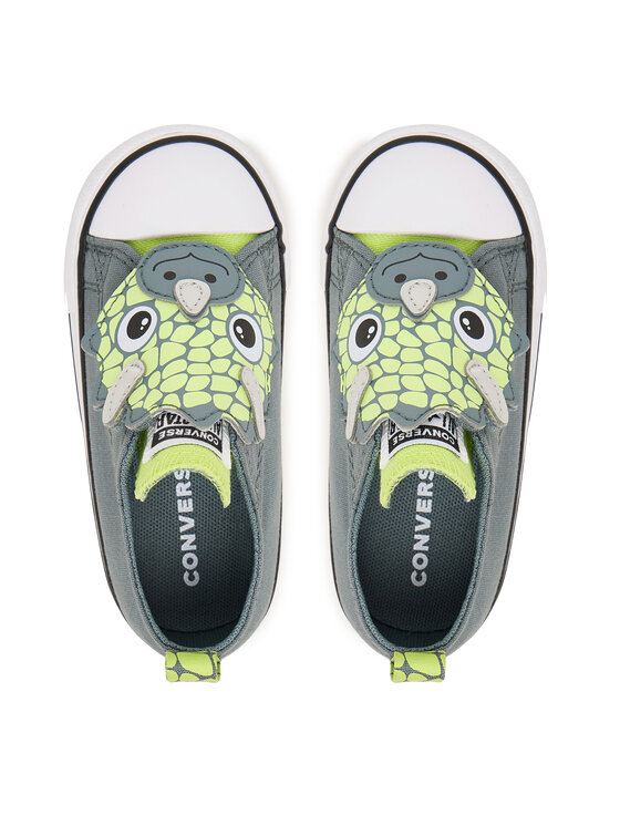 Converse Converse Sneakers Chuck Taylor All Star One Strap Dinos Easy-On A15901C Γκρι