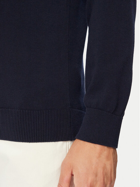 Lacoste Lacoste Sweter AH1985-166 Granatowy Regular Fit