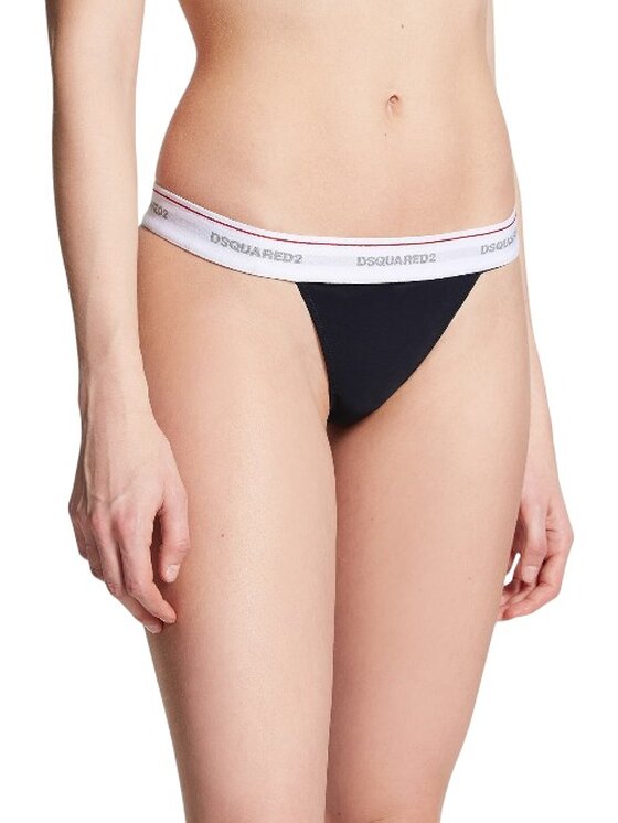 DSQUARED DSQUARED Perizoma perizoma - Dsquared - band thong Nero