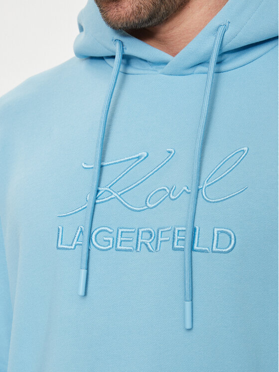 KARL LAGERFELD KARL LAGERFELD Pulóver 705000 542900 Kék Regular Fit