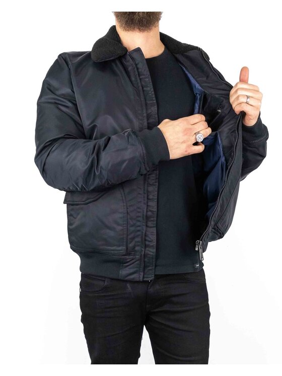 Lee Lee Giacca di transizione FLIGHT JACKET Nero Regular Fit