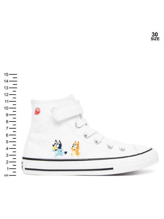 Converse Converse Plátěnky Converse x Bluey Chuck Taylor All Star Easy On A16715C Bílá