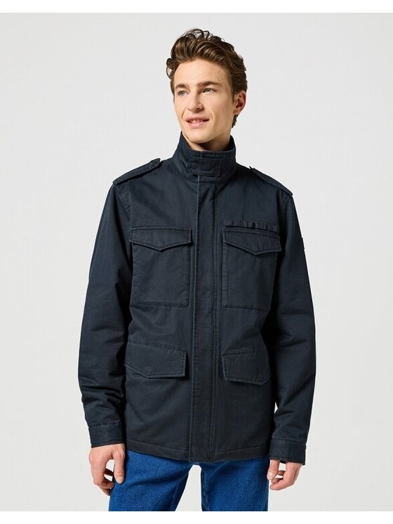 Wrangler Wrangler Giubbotto invernale FIELD JACKET Nero Regular Fit