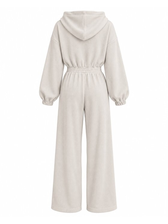 Agatha Studio Agatha Studio Kombinezon A26SS-AB-K07 Biały Oversize