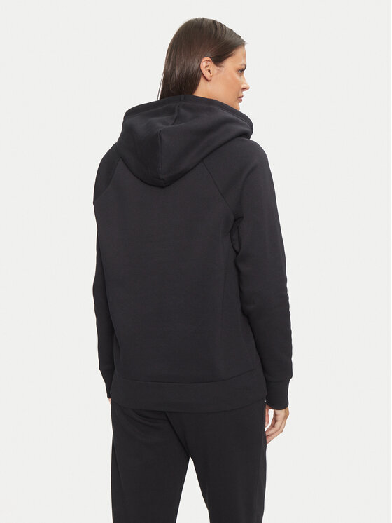 Under Armour Under Armour Pulóver Ua Rival Fleece Big Logo 1379501 Fekete Loose Fit