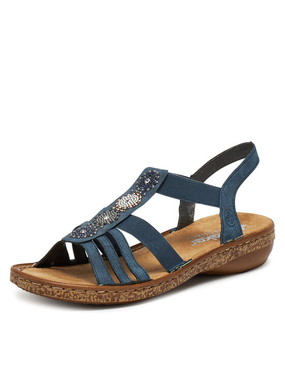 Rieker Rieker Sandalen 628G9-16 Dunkelblau