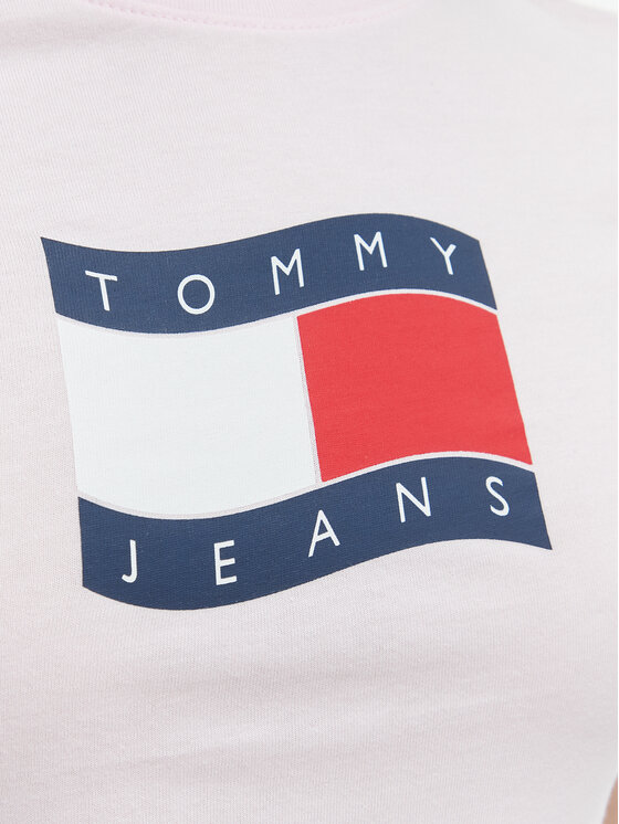 Tommy Jeans Tommy Jeans Marškinėliai DW0DW22781 Rožinė Regular Fit