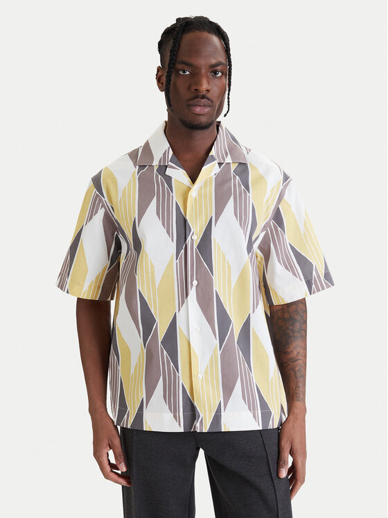 HUGO HUGO Camicia Espino 50560606 Nero Oversize