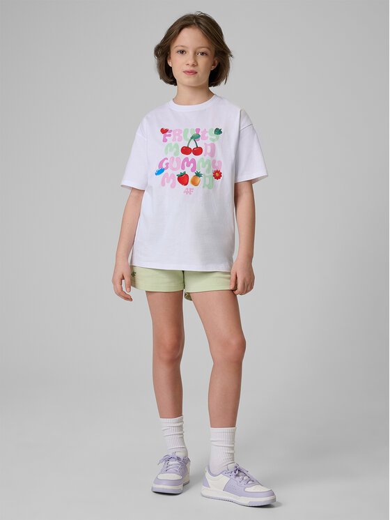 4F 4F Szorty sportowe JELLIFICATION Turkusowy Regular Fit