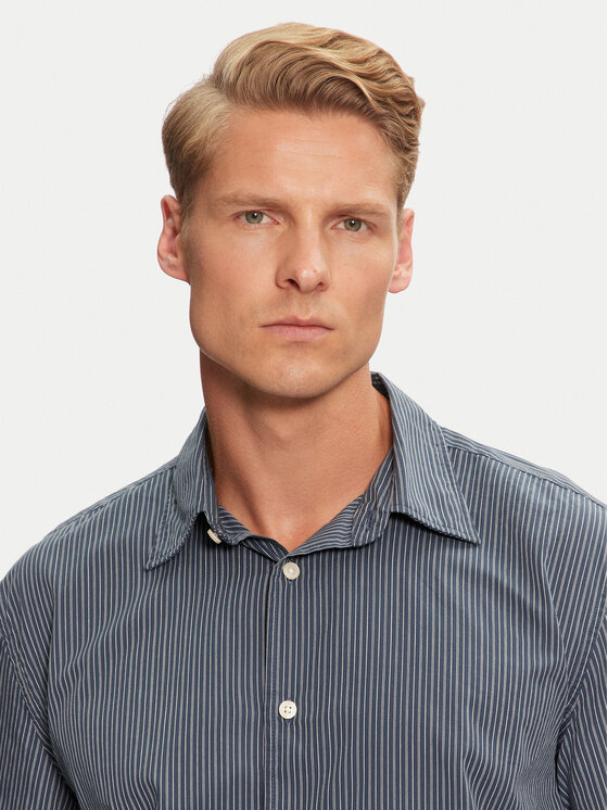 Marc O'Polo Marc O'Polo Marškiniai 428 7255 42118 Tamsiai mėlyna Regular Fit