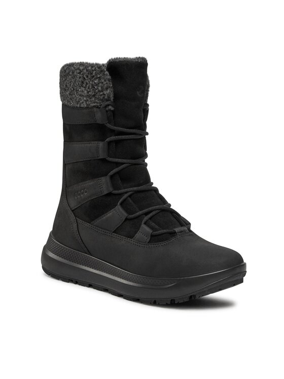 ECCO ECCO Polokozačky Solice Waterproof 42021351052 Černá