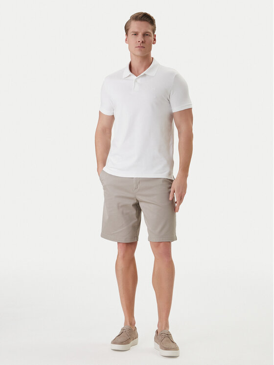 Calvin Klein Calvin Klein Pólóing LV04LC254G Fehér Slim Fit