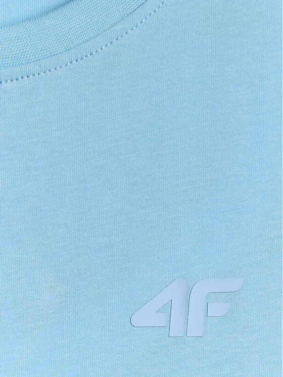 4F 4F Tank top BASIC 5 Niebieski jasny Regular Fit