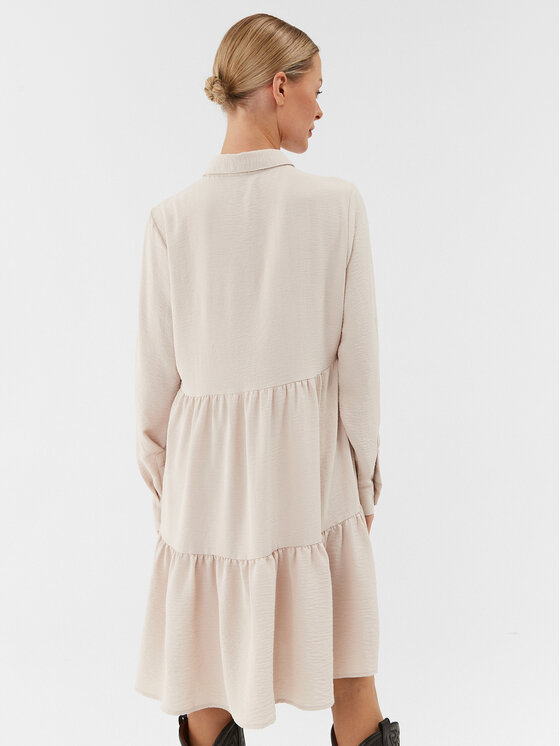 Vero Moda Vero Moda Igapäevane kleit Inge 10293730 Beež Regular Fit