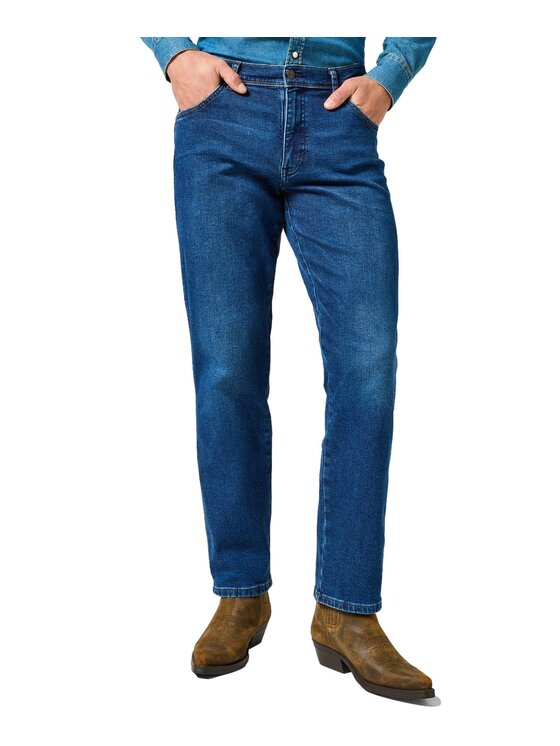 Wrangler Wrangler Jeansy 112356851 Niebieski Regular Fit