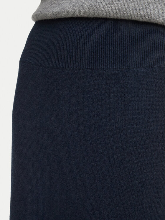 Tommy Hilfiger Tommy Hilfiger Φούστα σε γραμμή Α WW0WW51969 Σκούρο μπλε A-Line Fit