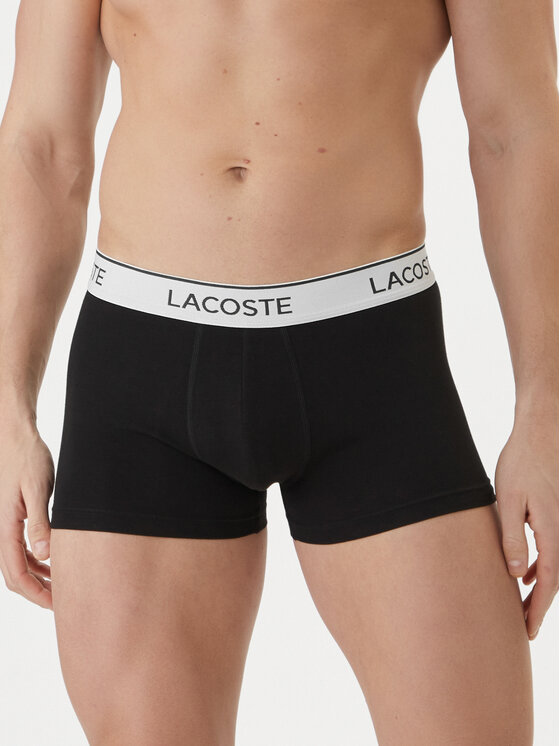 Lacoste Lacoste Set de boxeri﻿ 5H9002 Negru