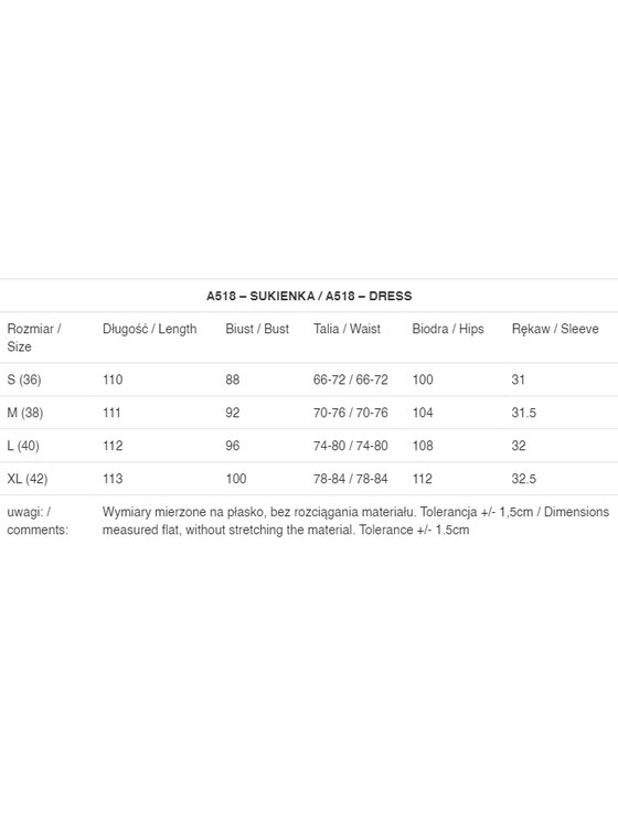 Awama Awama Sukienka letnia A518 Beżowy Basic Fit