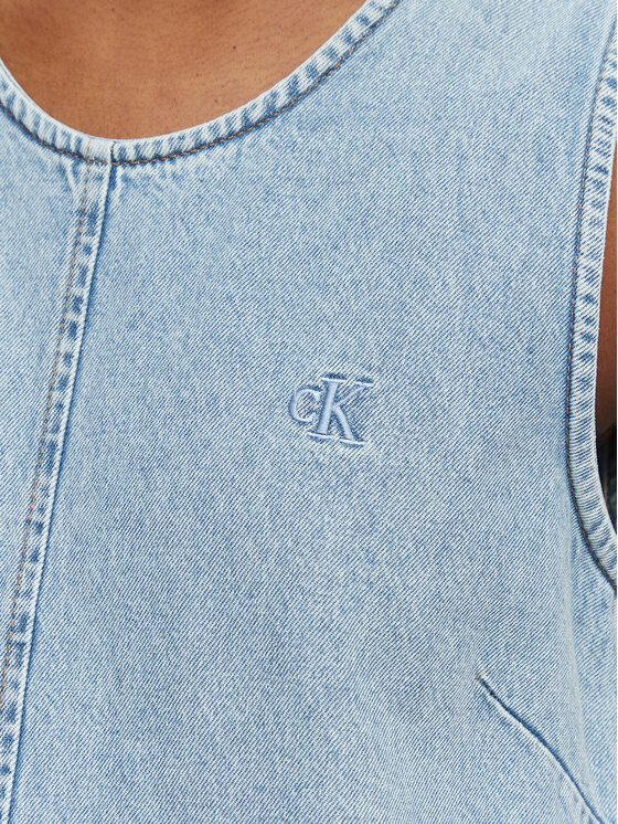 Calvin Klein Jeans Calvin Klein Jeans Jeanskleid LV047F499G Blau Regular Fit