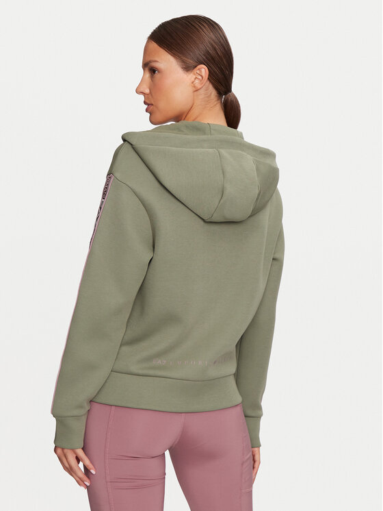 EA7 Emporio Armani EA7 Emporio Armani Felpa 6DTM03 TJUXZ 1898 Verde Regular Fit