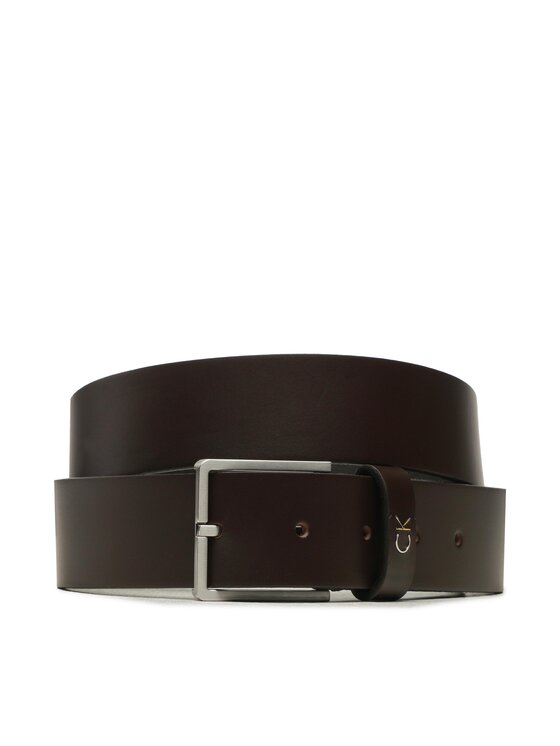 Calvin Klein Calvin Klein Moški pas Formal Belt 3.5Cm K50K504300 Rjava