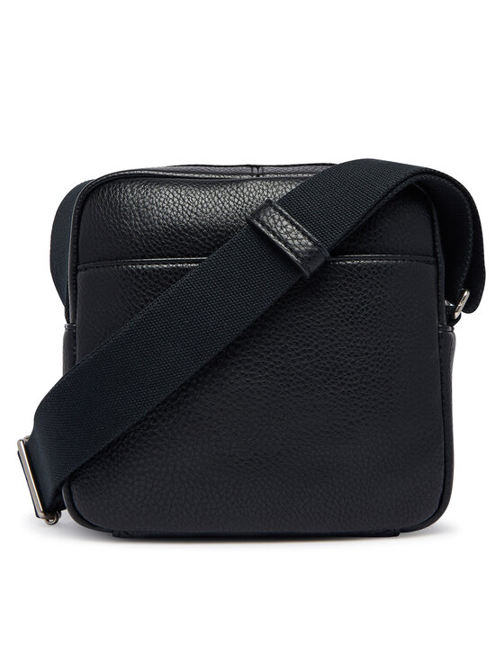 Calvin Klein Calvin Klein Crossover torbica Bold Pebble Square Crossbody LV04D3450G Crna