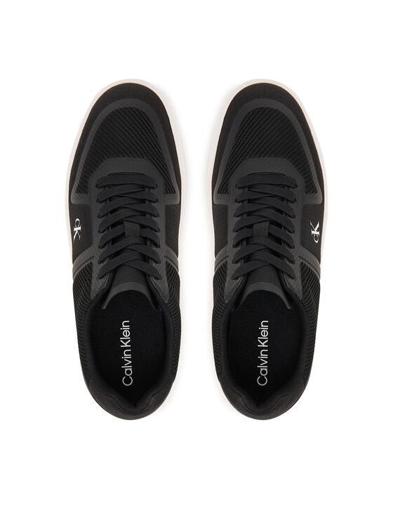 Calvin Klein Calvin Klein Sneakersy Claccic Cups Laceup Knit HM0HM02130 Čierna