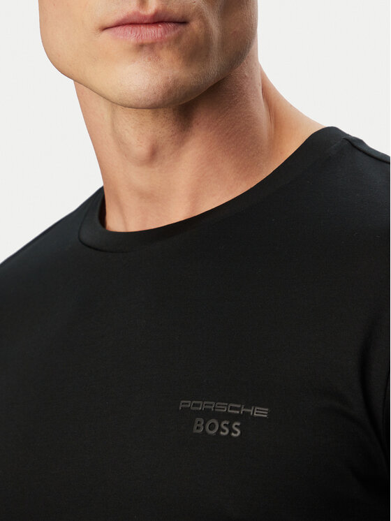 BOSS BOSS Tričko TS_PS Spirit 70 50562696 Čierna Regular Fit