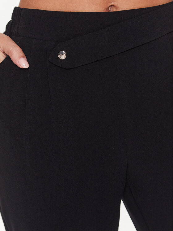 Liu Jo Sport Liu Jo Sport Pantaloni din material TA3192 TS423 Negru Regular Fit