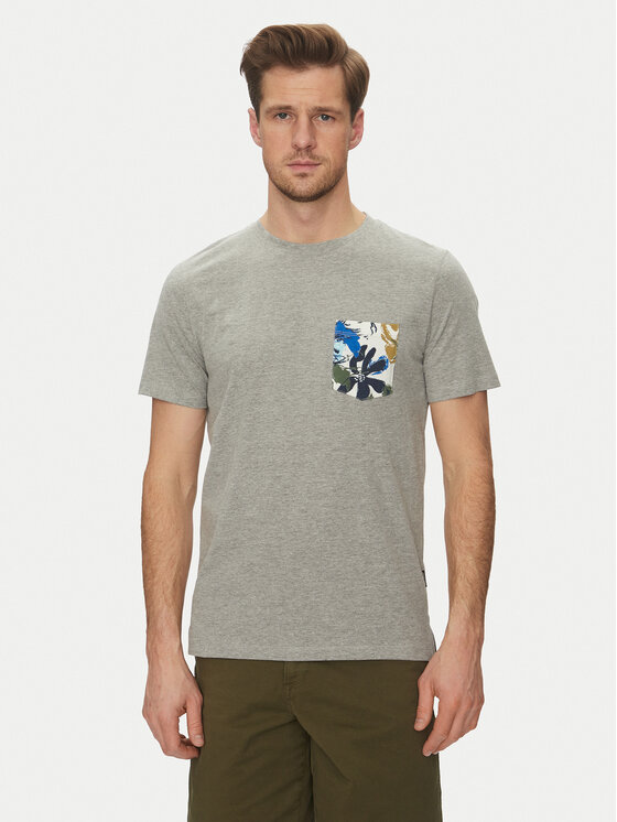 Blend Blend T-shirt 20718297 Siva Regular Fit