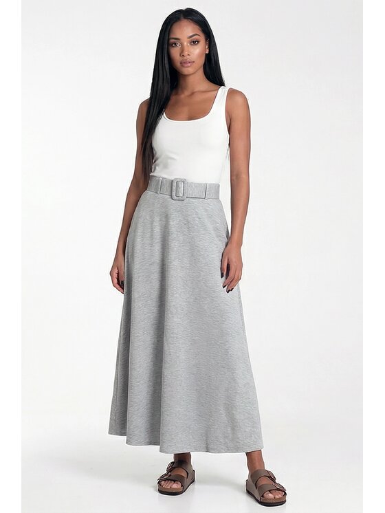 FIGL FIGL Φούστα maxi M1318 Γκρι A-Line Fit